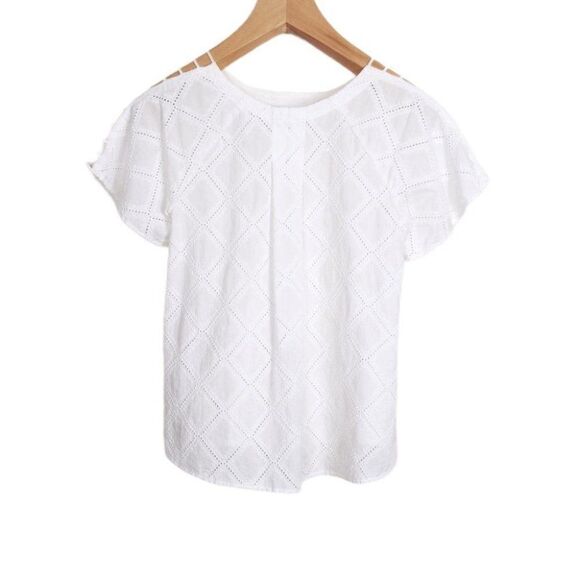 Madewell Embroidered Eyelet Blouse - Picture 3 of 4